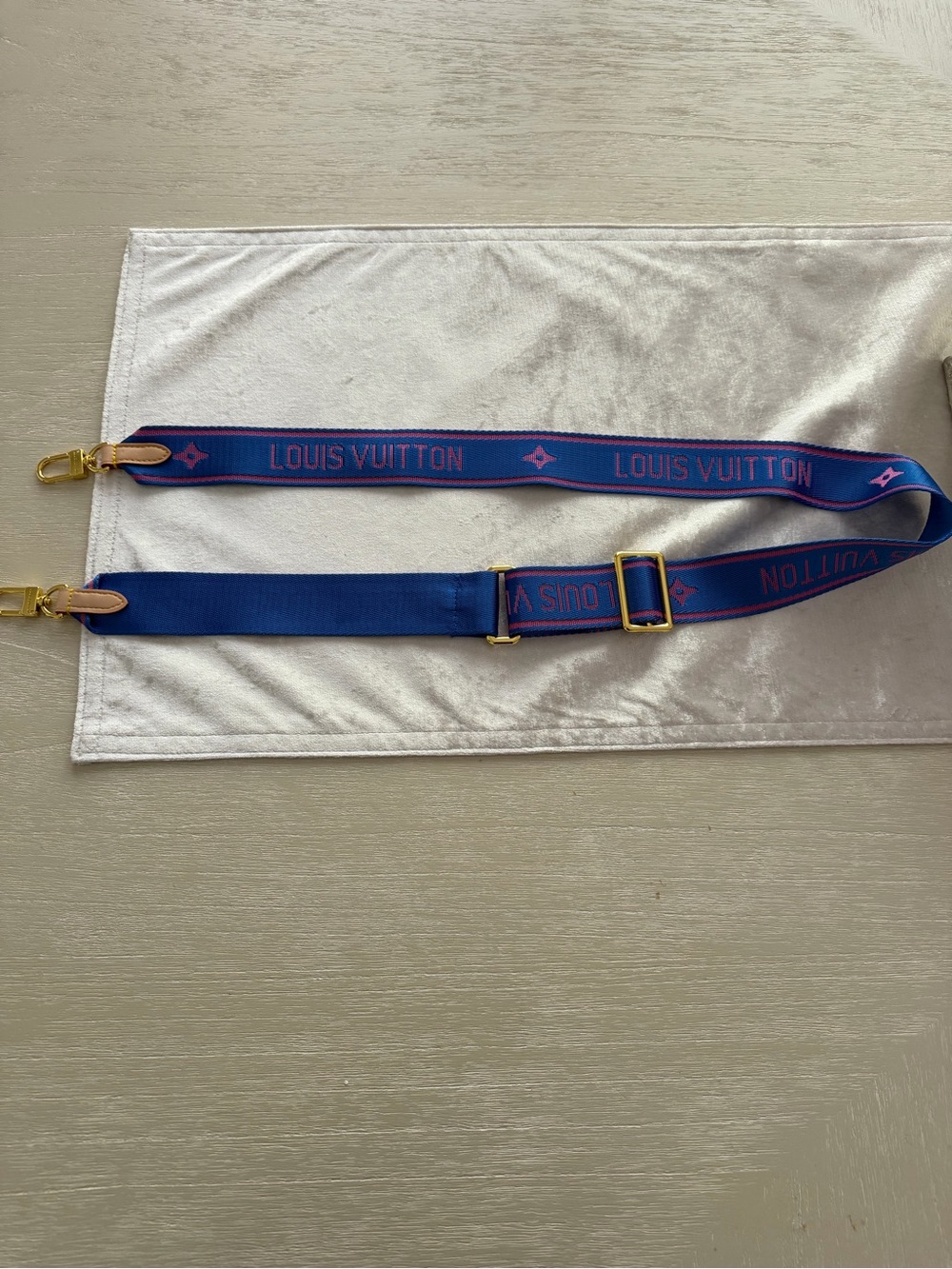 Blue and pink crossbody strap *New*